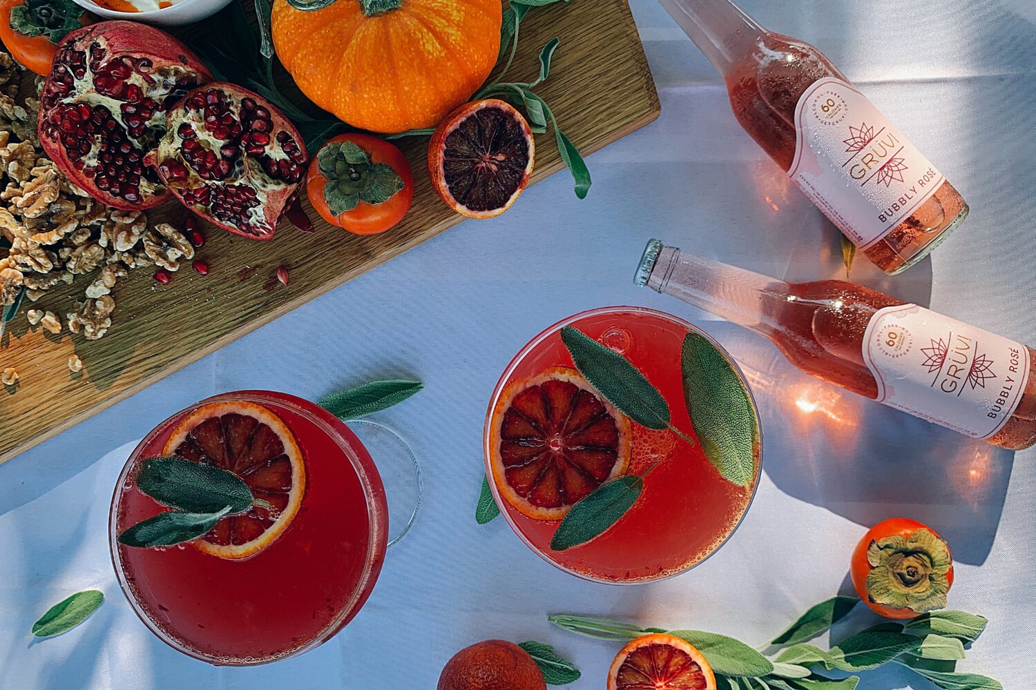 Spicy & Aromatic Rosé Mocktails
