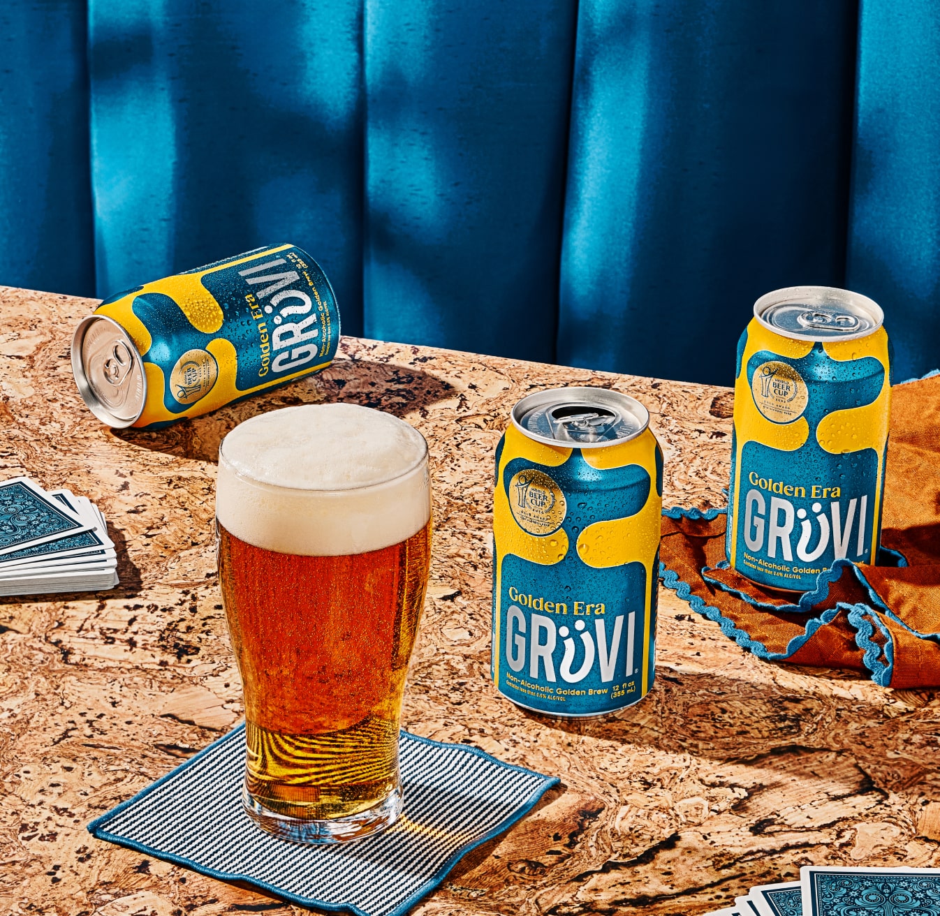 Non-Alcoholic Golden Lager - 24 Pack